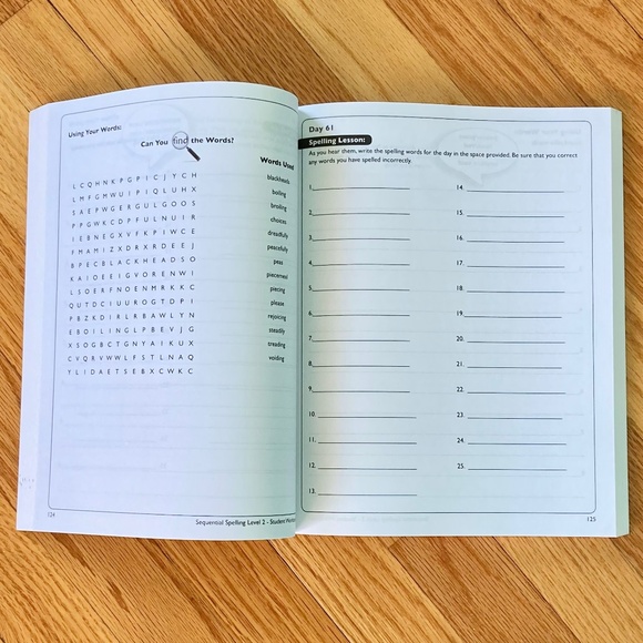 Sequential Spelling 2 student workbook, homeschool spelling curriculum - Picture 5 of 6